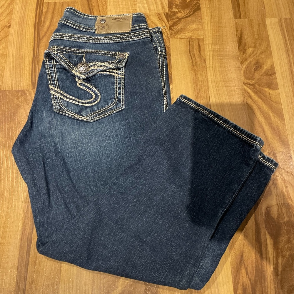 Silver Suki Surplus Capri Size 29 Denim